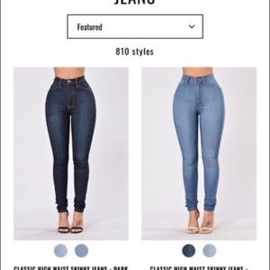 Fashion Nova classic high waist jeans size 7 new with tags